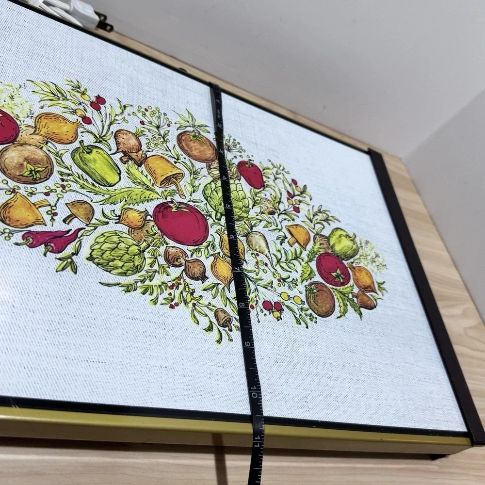 Vintage Warm O Tray Electric Food Warming Model #60 Spice of Life Pattern WORKS